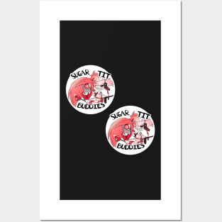 Angel Dust and Cherry Bomb Sticker BUDDY PACK Posters and Art